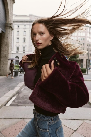 Лучшие дубленки Zara этой зимы | Новости сайта